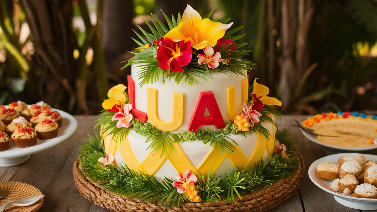 Luau Cake Ideas