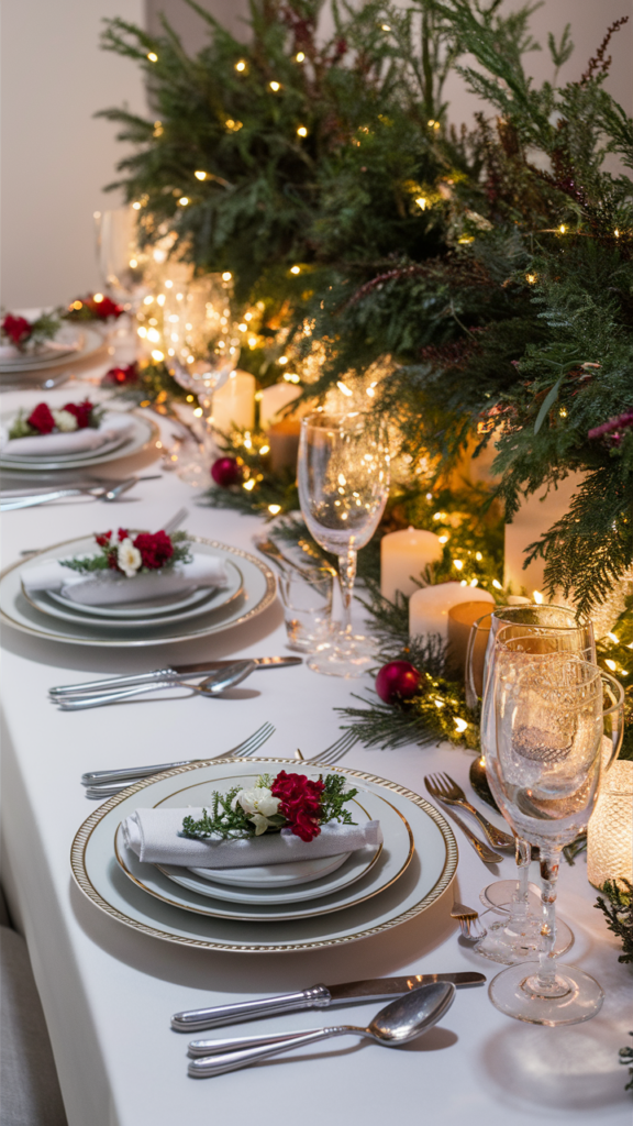 Christmas Dining Table Décor Ideas