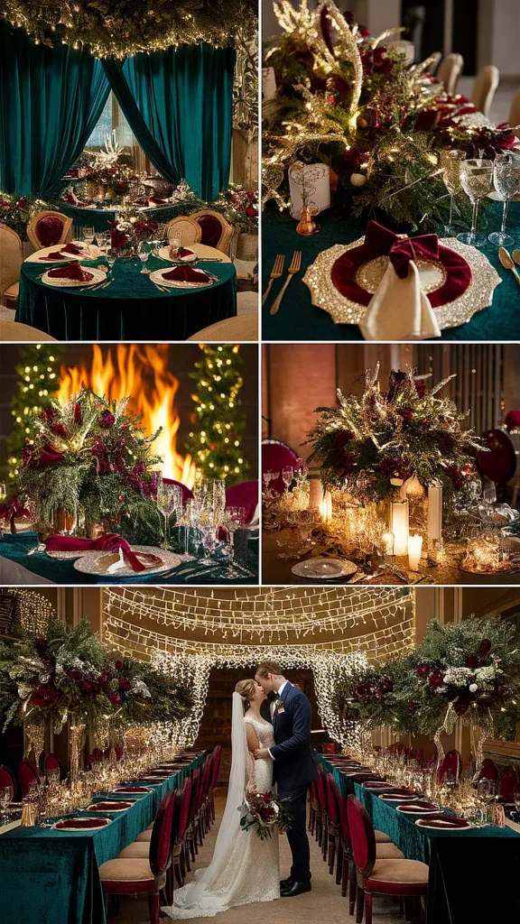 25+ Elegant Christmas Wedding Ideas christmas wedding elegant