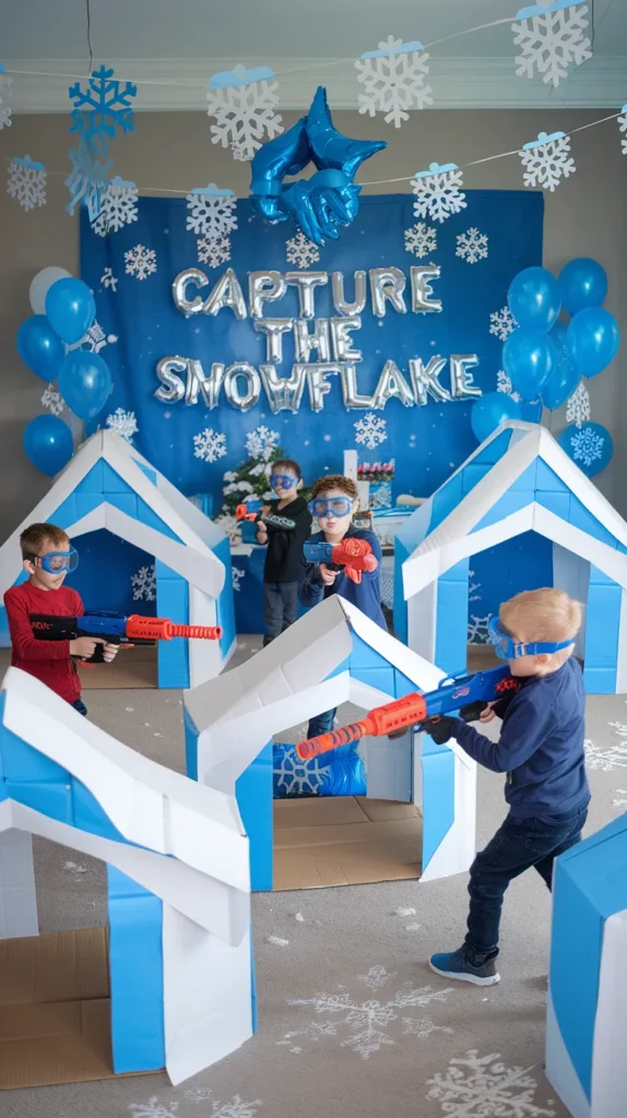 25+ birthday party ideas in winter nerf birthday party ideas winter