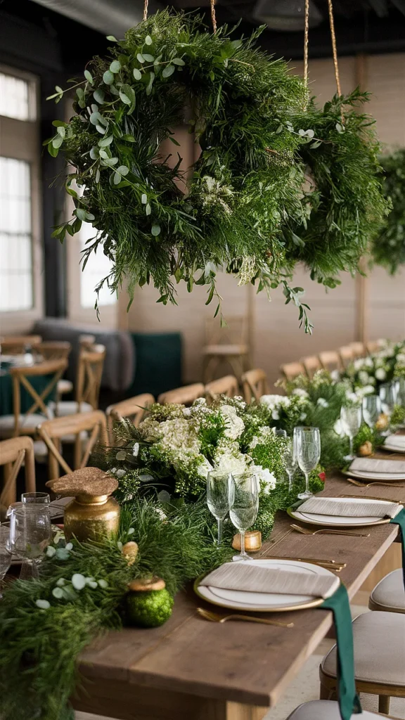 25+ Elegant Christmas Wedding Ideas wedding ideas elegant green