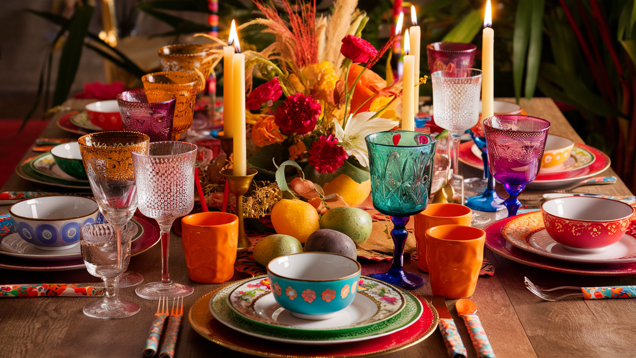 boho 50th birthday party