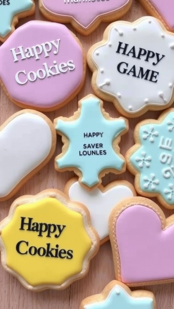 15 Adorable Valentine Baby Shower Sugar Cookies Colorful personalized sugar cookies with messages for various occasions. Valentine Baby Shower Sugar Cookies