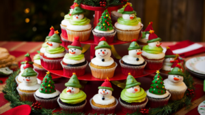 Christmas Wedding Cakes and Cupcakes