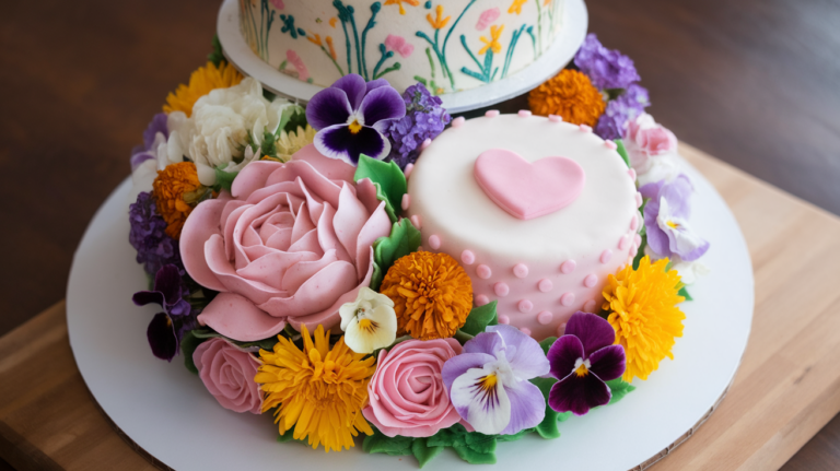 Cake Bouquet Flowers