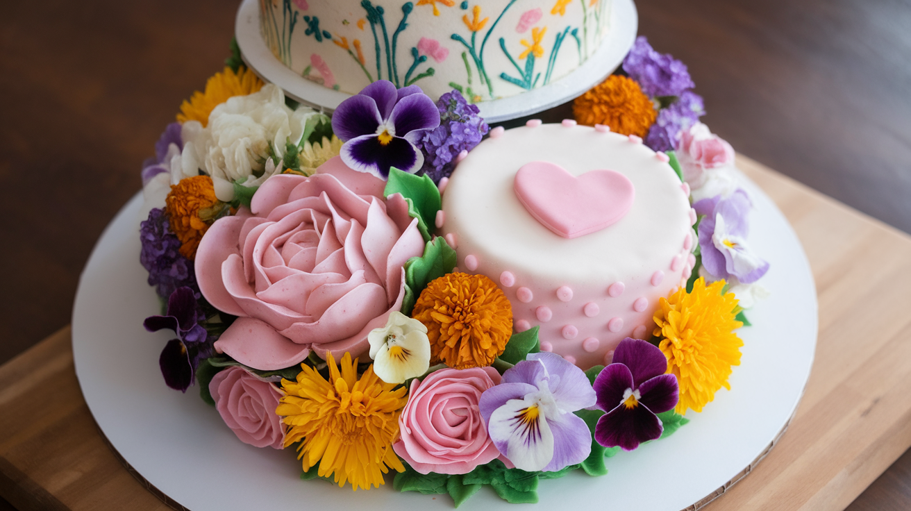 Cake Bouquet Flowers