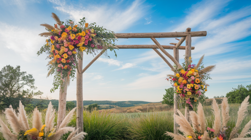 Rustic Wedding Arch Ideas