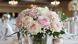 Baby's breath wedding centerpieces