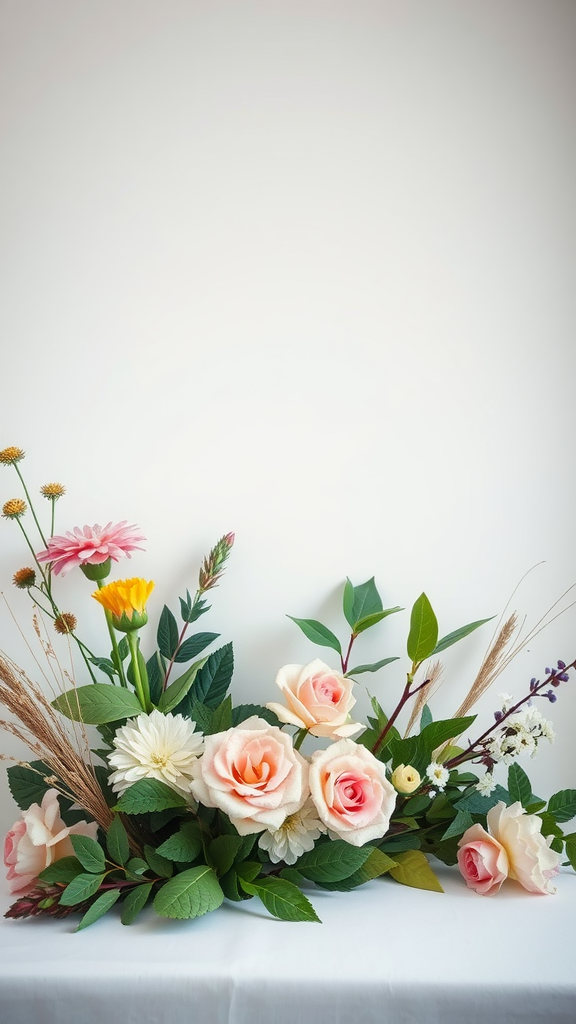 A beautiful arrangement of cake flowers resembling a bouquet.