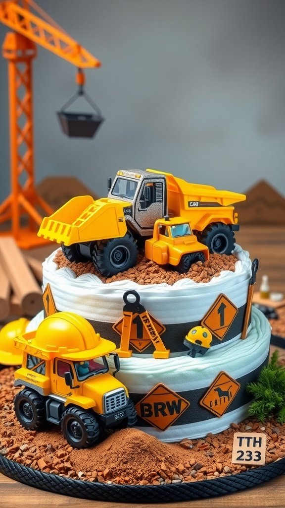 Unique Diaper Cakes for Boys