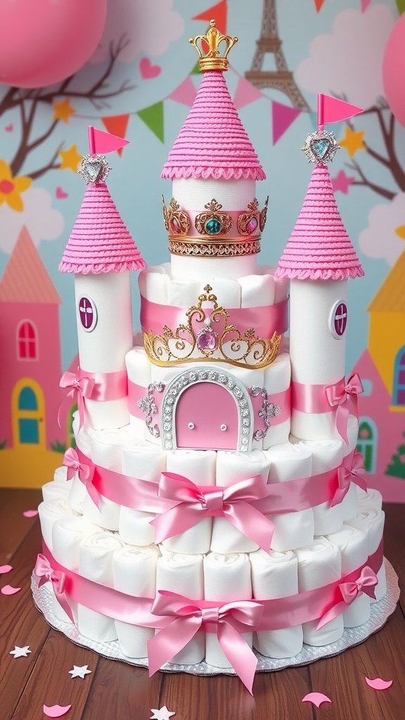 Unique Diaper Cakes for Baby Girl