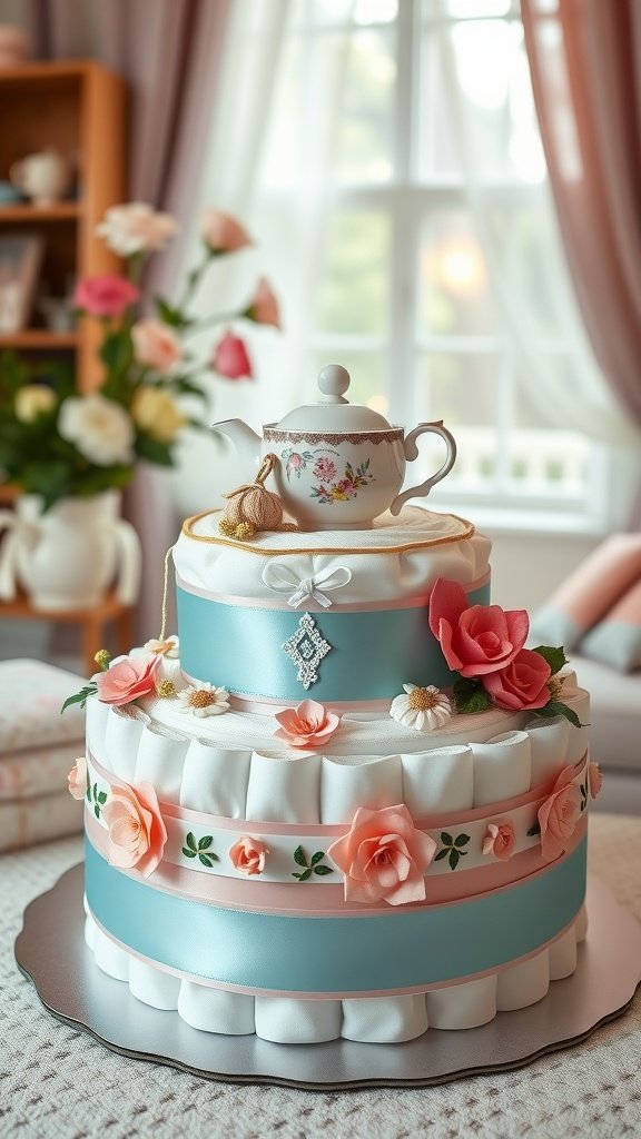 Unique Diaper Cakes for Boys