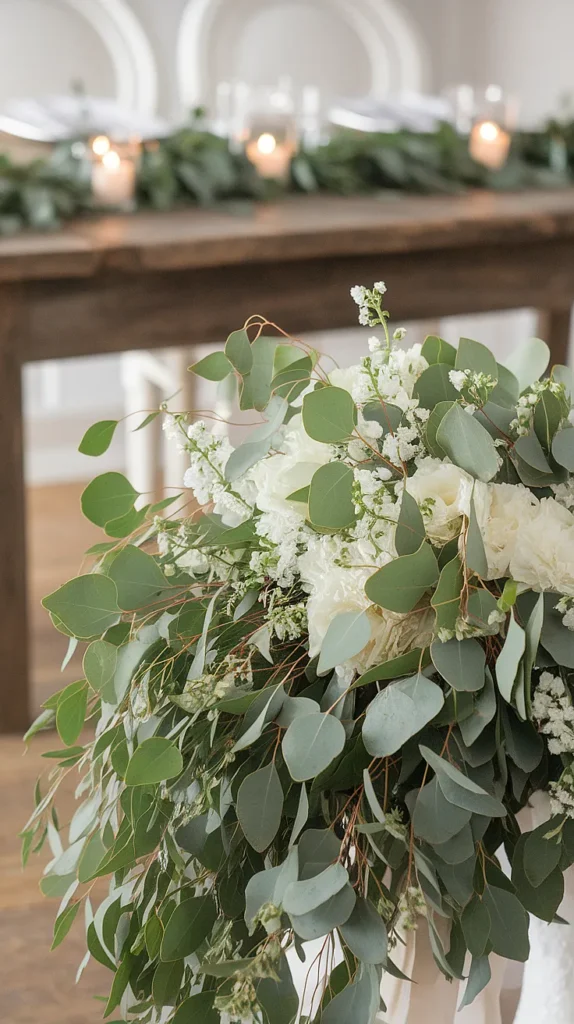 wedding flowers eucalyptus