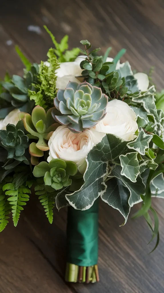 wedding flowers green