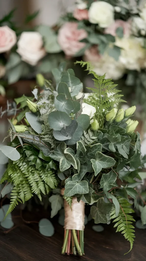 wedding flowers green