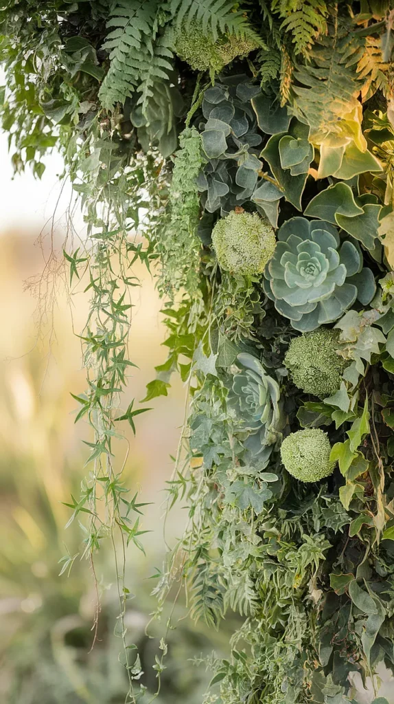 wedding flowers green