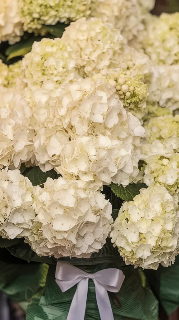 wedding flowers hydrangea