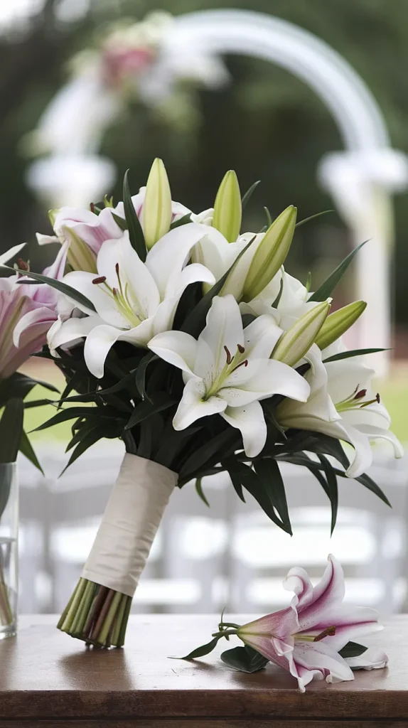 wedding flowers lilies