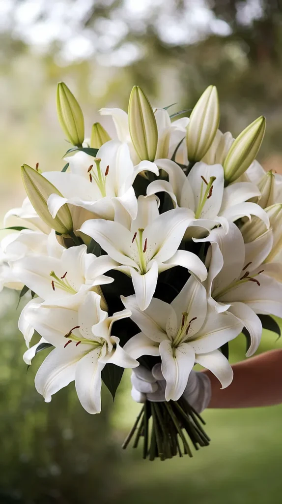 wedding flowers lilies