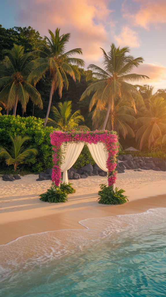 tropical wedding