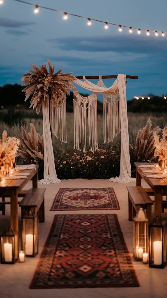 boho wedding decorations