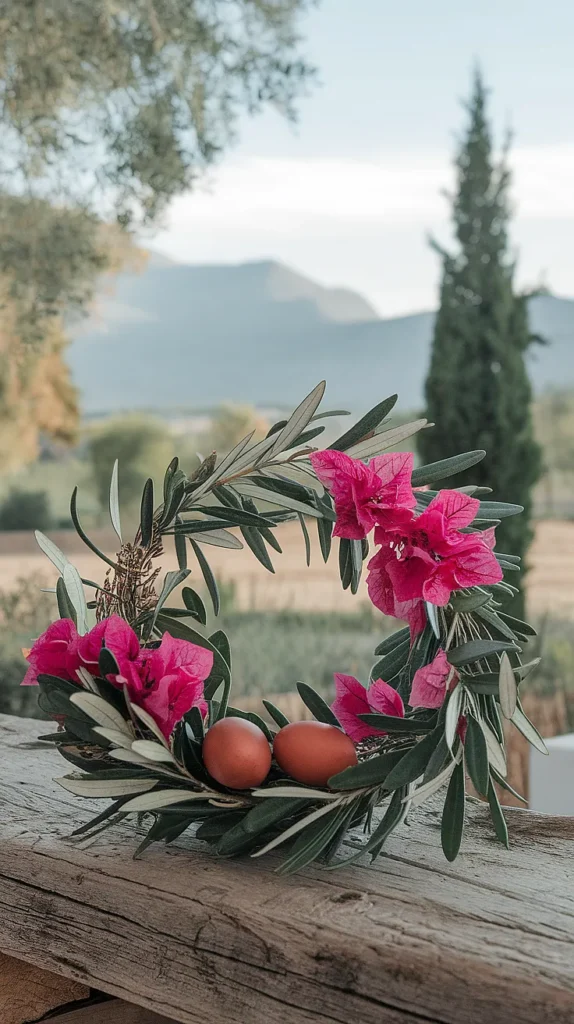 Greek Orthodox Mediterranean Wreath