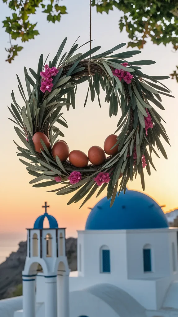 Greek Orthodox Mediterranean Wreath