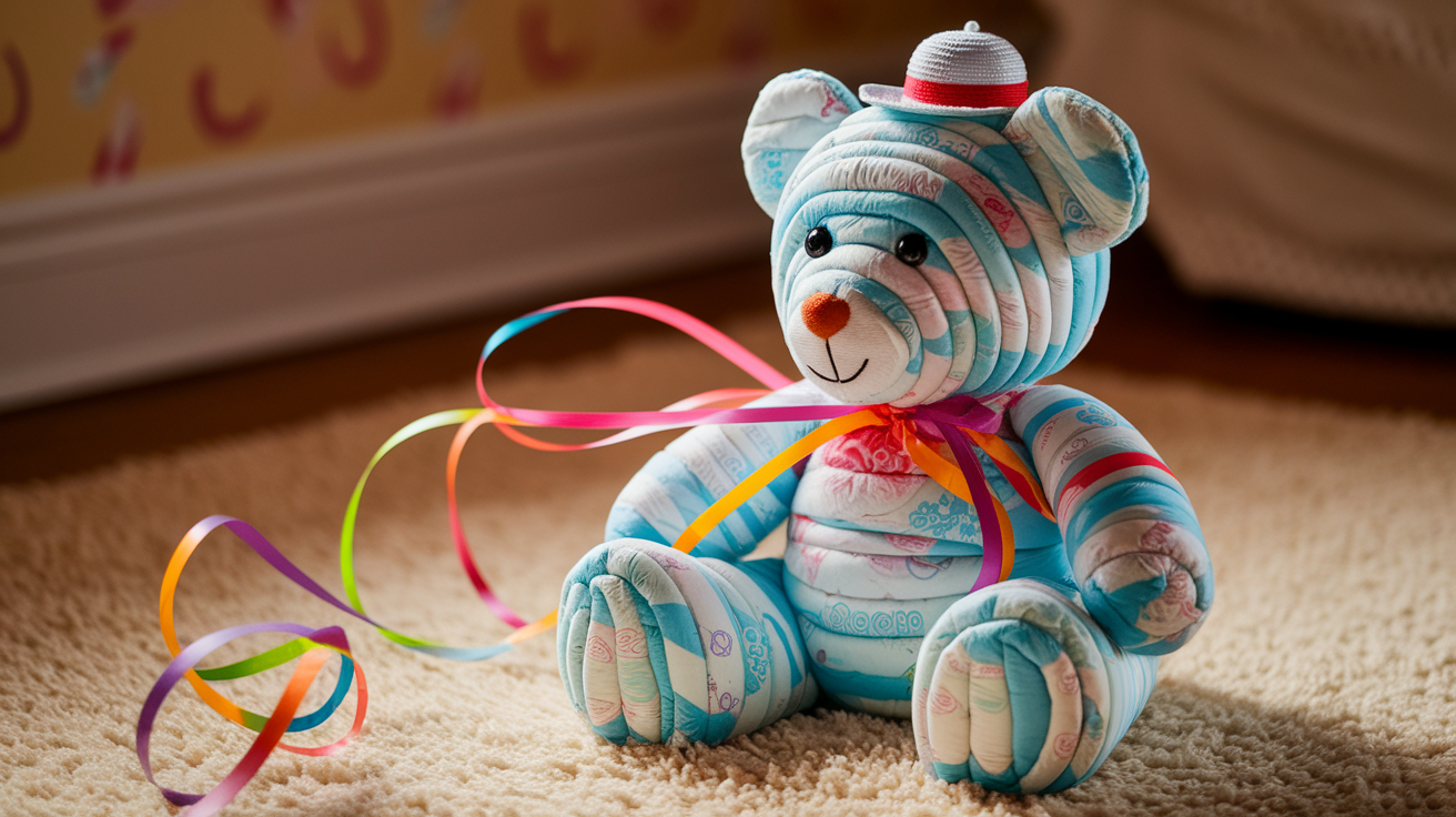 craft an unique diaper cake