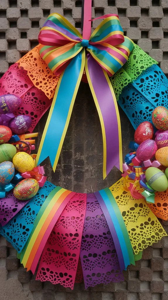 Mexican Fiesta-Style Wreath
