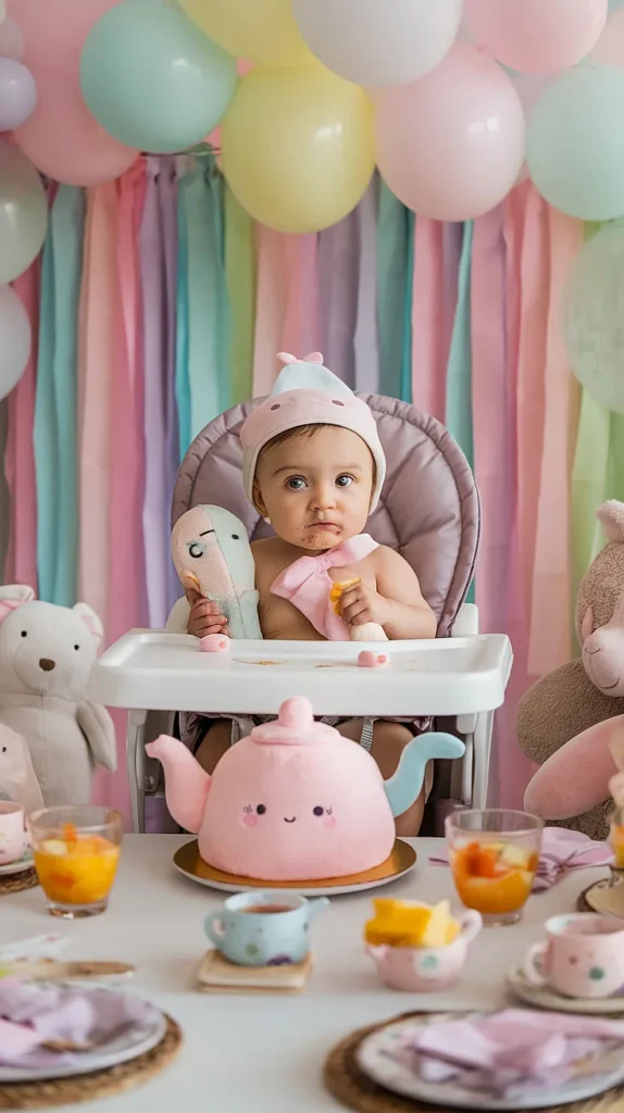 tea party birthday ideas baby