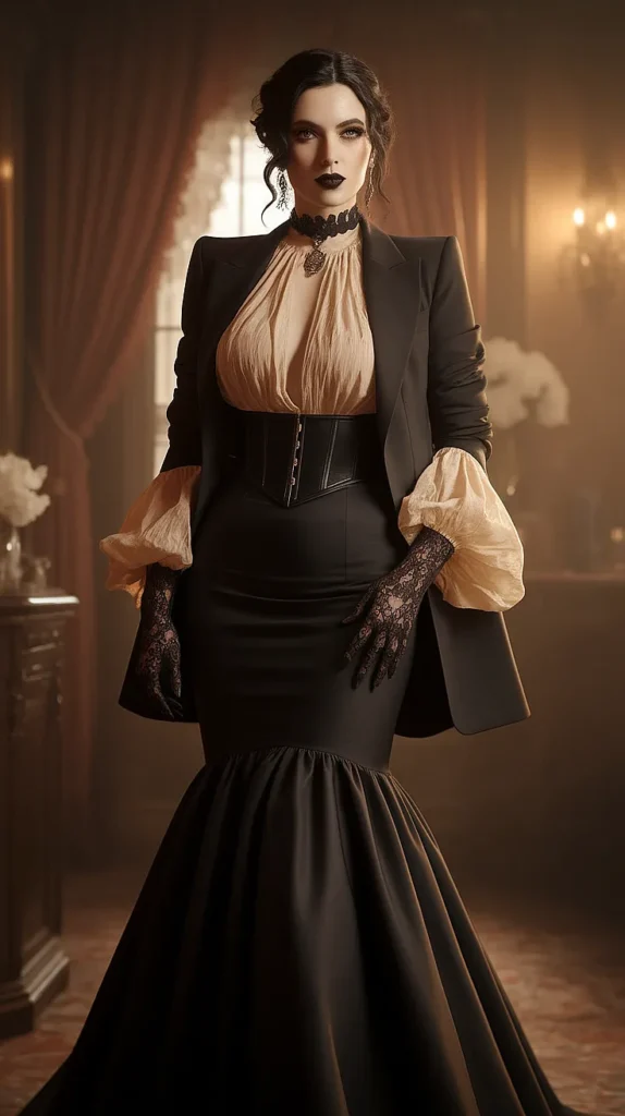 vampire costume no corset