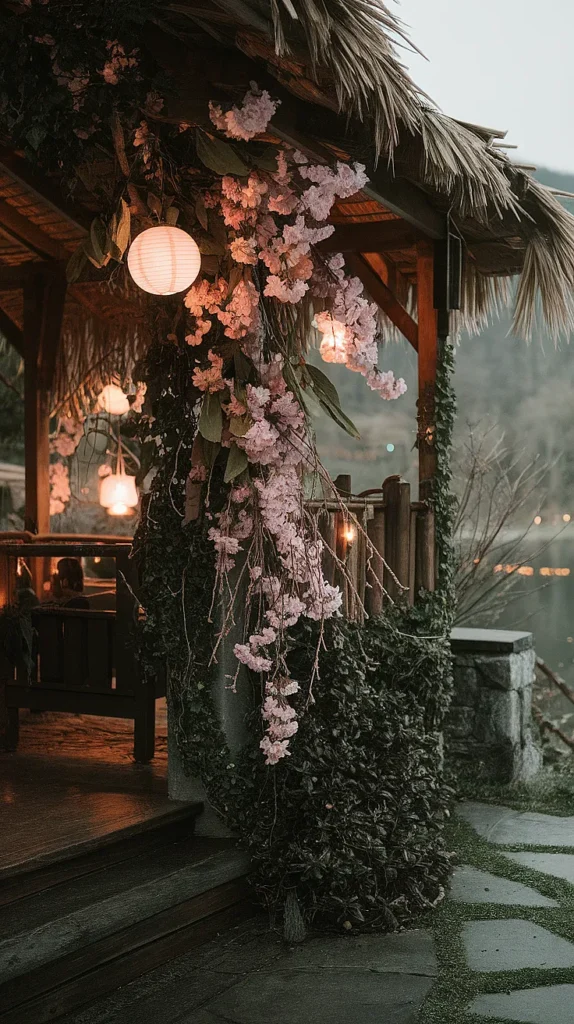 Lanterns Overflowing with Flowers