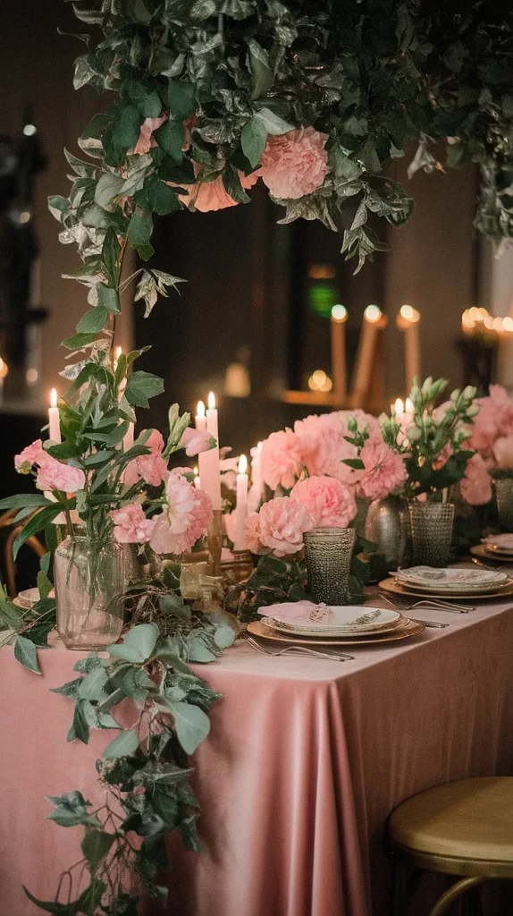 Blush Pink Bouquets with Eucalyptus