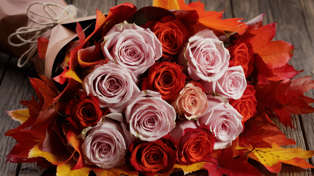Roses – Classic Romance in Autumn Tones