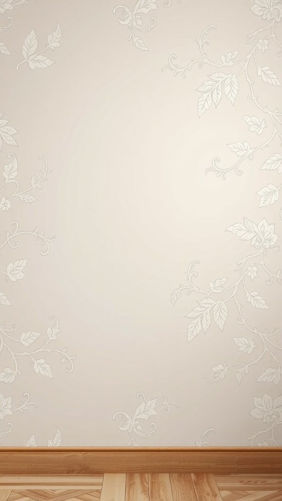 Vintage lace motifs on coquette wallpaper with floral designs.
