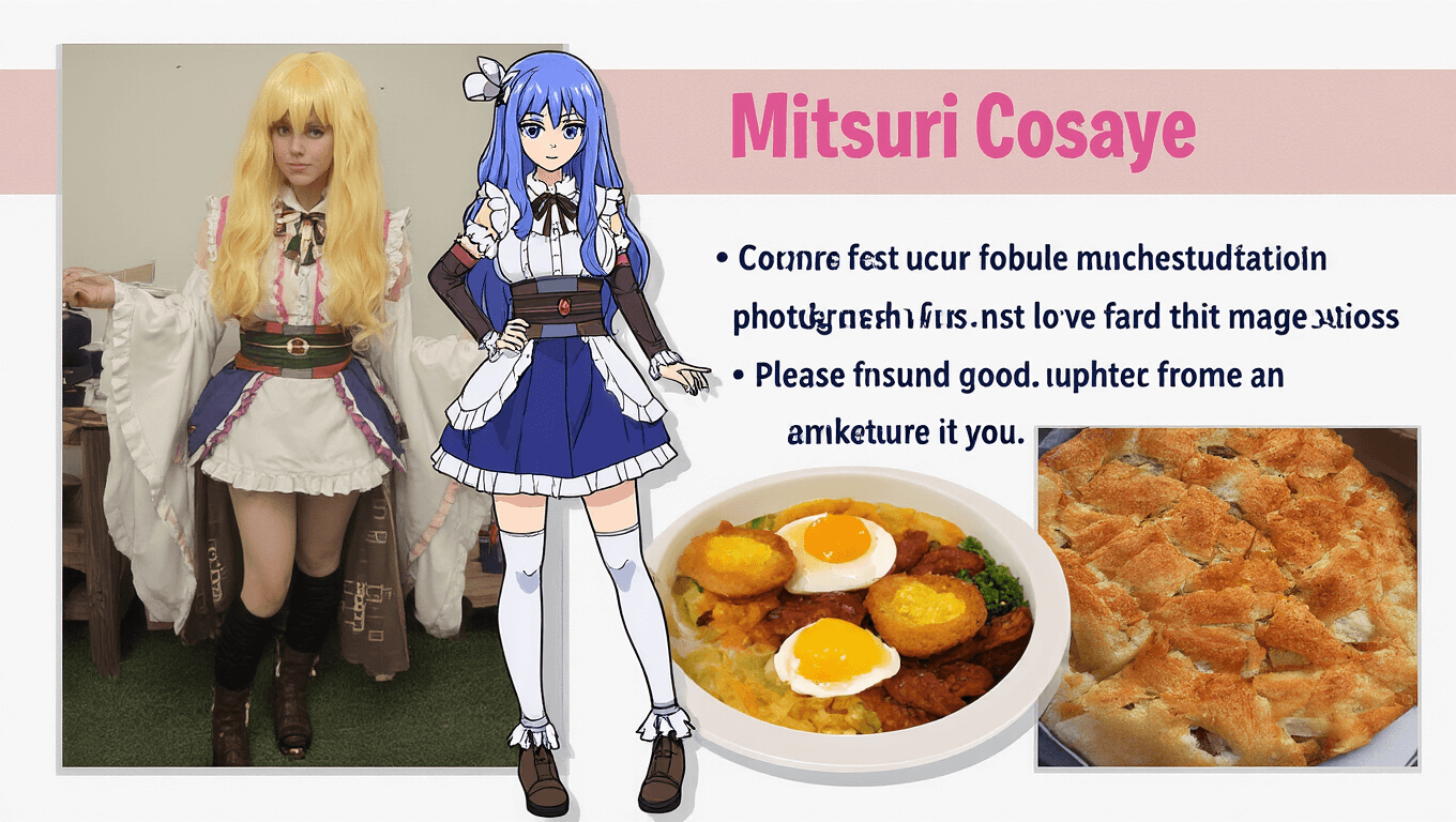 Mitsuri Kanroji cosplay featuring vibrant wig, detailed costume, and dynamic photography.