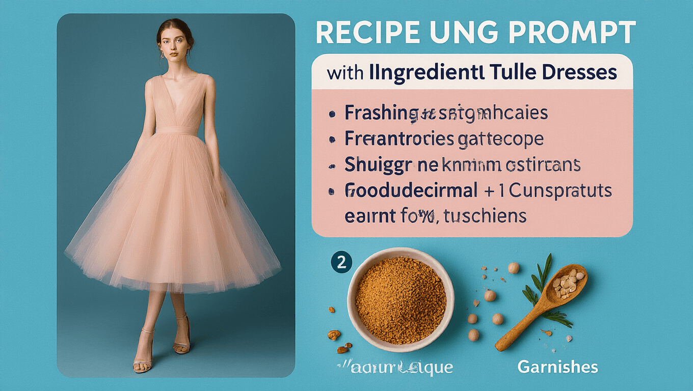 A stylish blush tulle dress arranged elegantly with soft lighting, showcasing its delicate layers and texture, highlighting its fashion appeal.