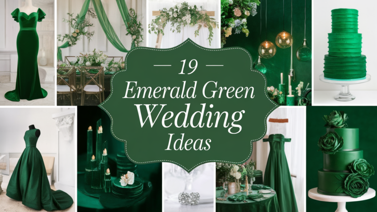 Emerald Green Wedding