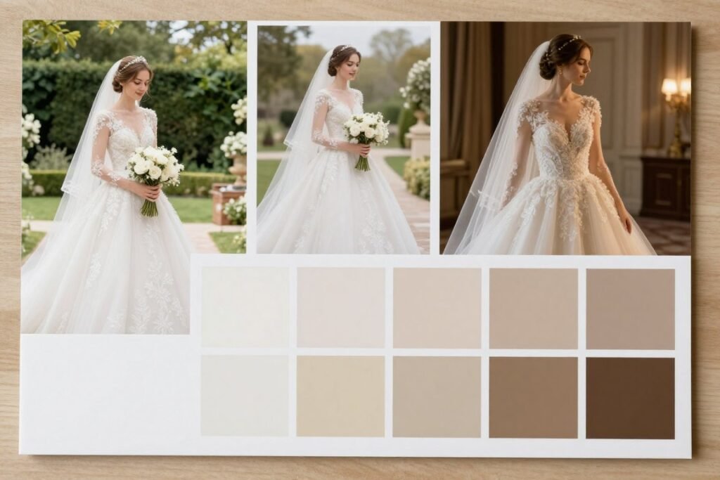 Color palette transitioning from outdoor to indoor