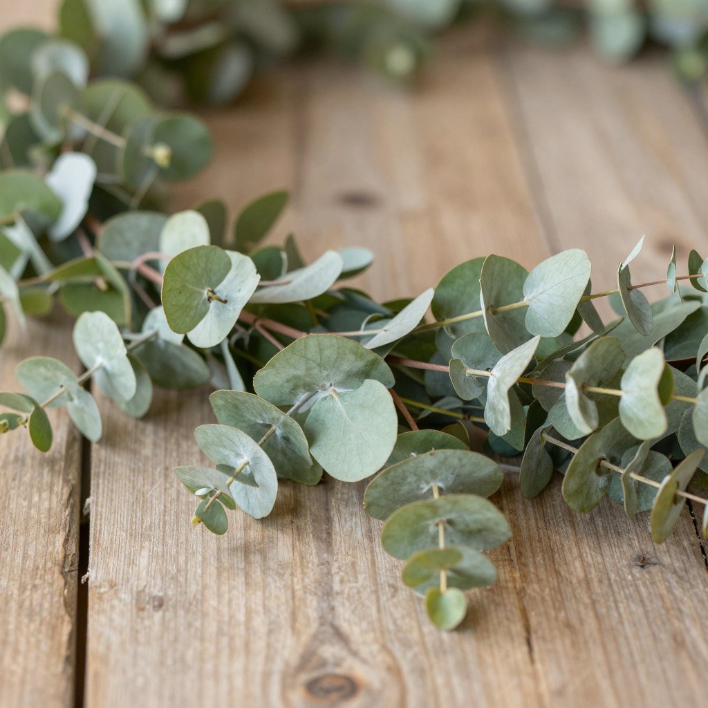 Fresh eucalyptus garland for weddings