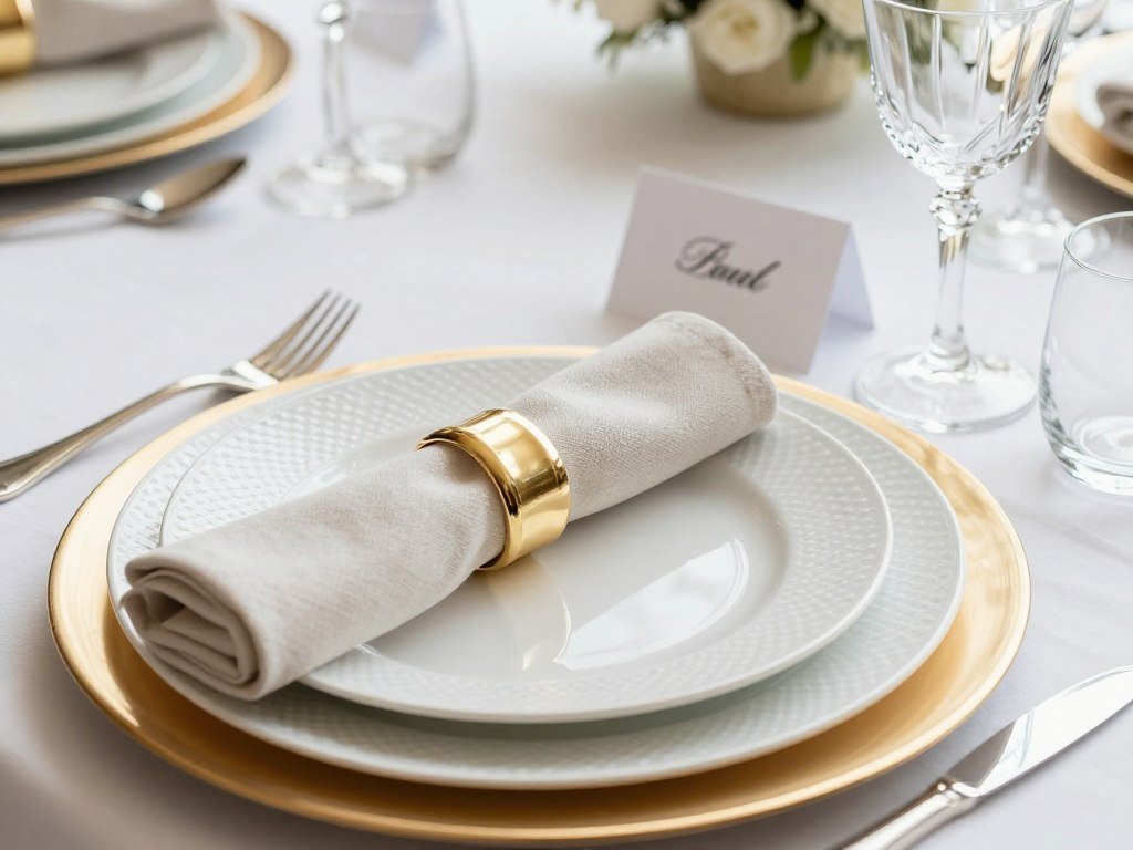 elegant birthday dinner table with attention to detail in place settings