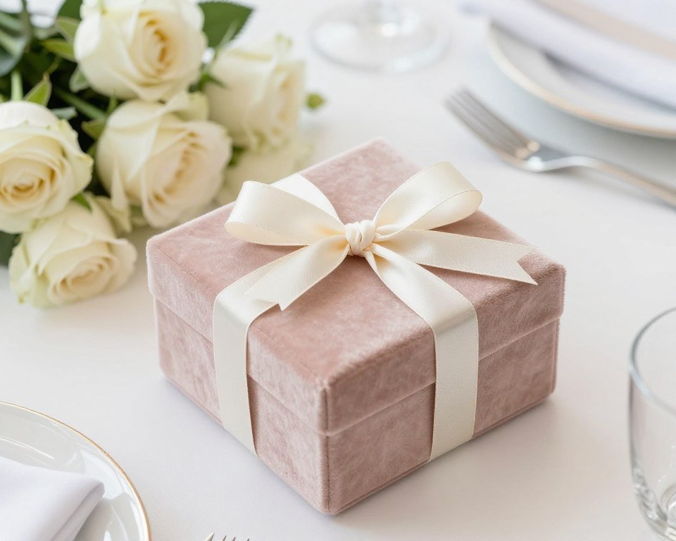 wedding money gift with romantic presentation