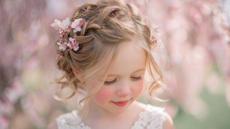 27 Adorable Flower Girl Hairstyles That Everyone Will Love