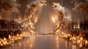 27 Beautiful Circle Wedding Arch Inspirations for Your Big Day