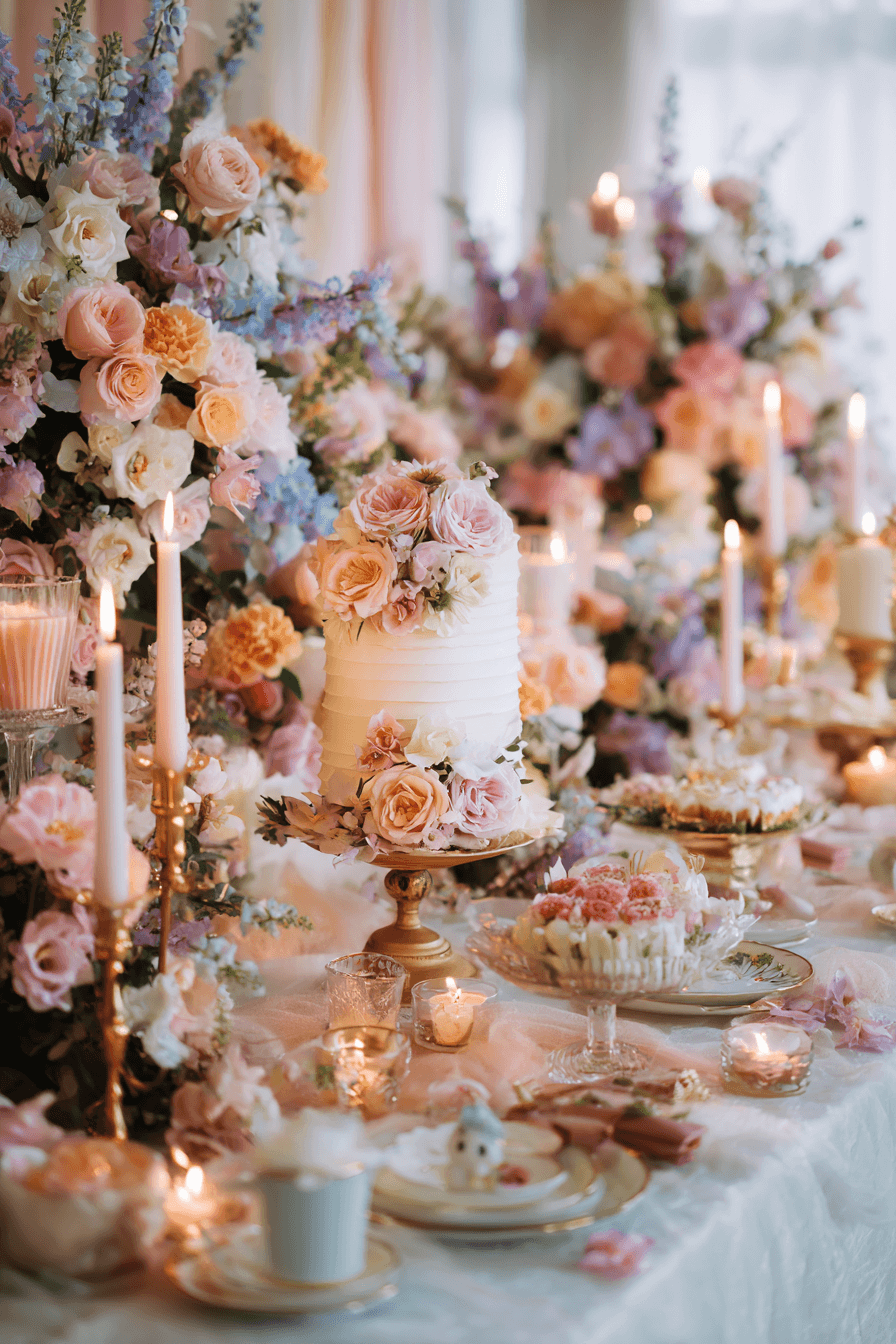 27 Dreamy Wedding Cake Table Styling Ideas for Every Theme