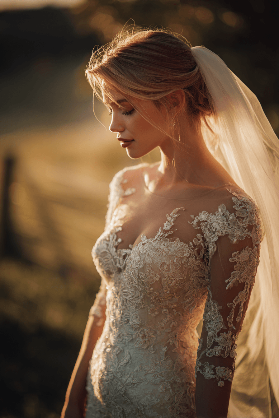 27 Elegant Mermaid Wedding Dresses with Sleeves Every Bride Will Love