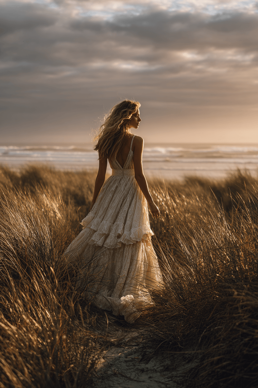 27 Breezy Beach Wedding Dress Ideas for Effortless Bridal Style