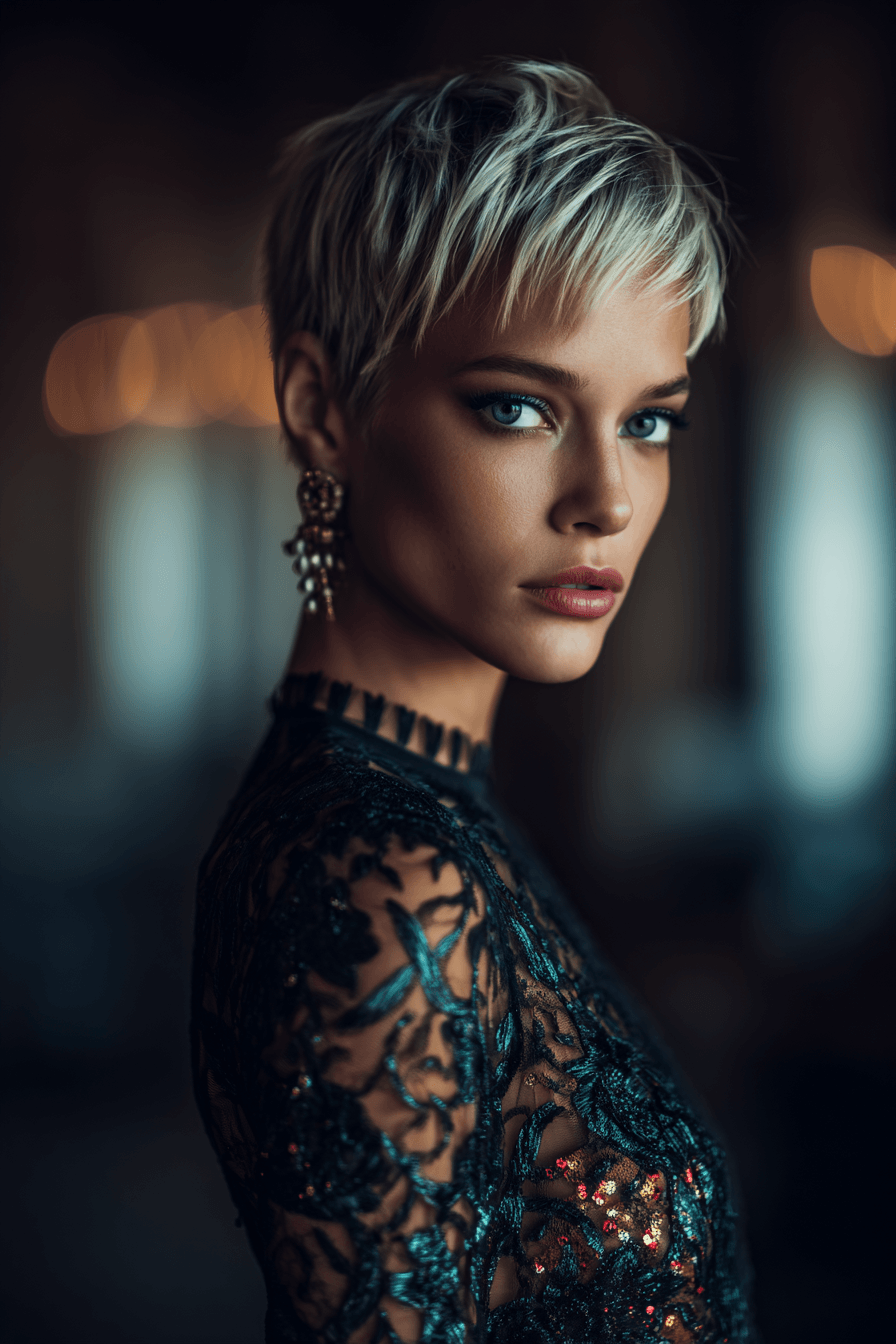 27 Pretty Short Hair Ideas for Wedding Guests