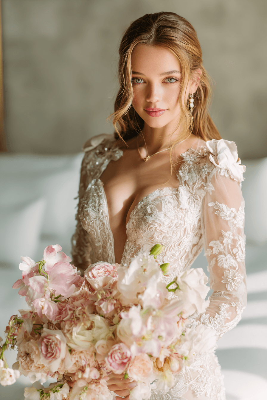 27 Elegant Mermaid Wedding Dresses with Sleeves Every Bride Will Love