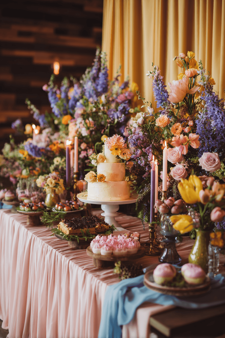 27 Dreamy Wedding Cake Table Styling Ideas for Every Theme